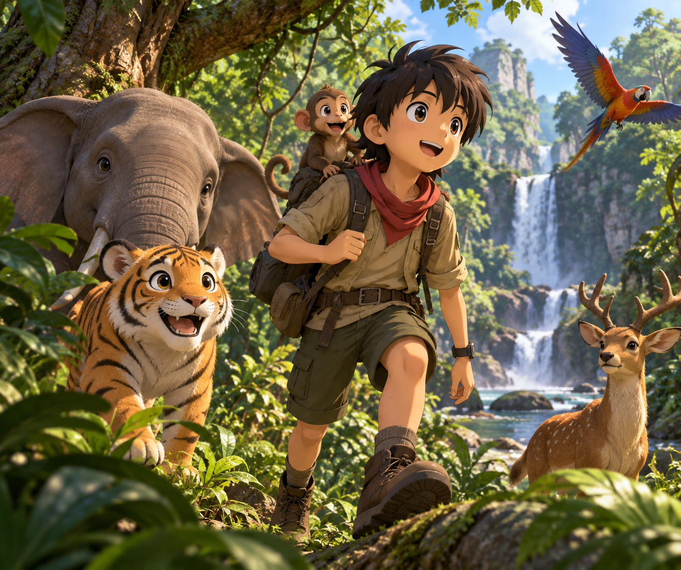 Anime in Jungle